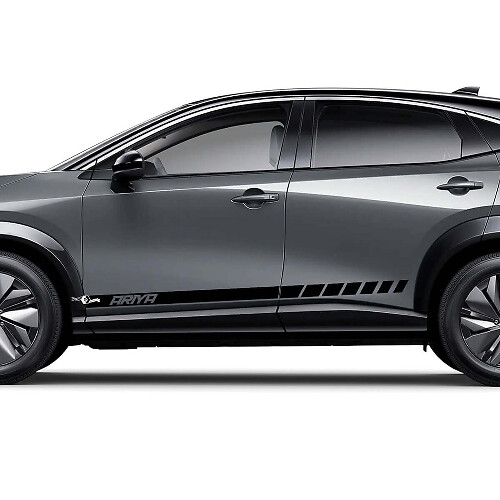 Kit adesivi grafici a strisce laterali per Nissan ARIYA 4
