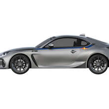 Adesivo Vinile Laterale Strisce da Corsa per Toyota GR86_3