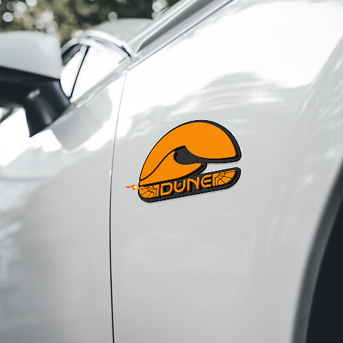 Distintivi Parafango Sahara Dunes Emblema Portellone Distintivo 3D per Jeep Dodge ecc.