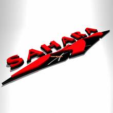 Sahara Dunes Wrangler Fender Badges Tailgate Emblem 3D Badge per Jeep Wrangler
 2