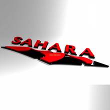 Sahara Dunes Wrangler Fender Badges Tailgate Emblem 3D Badge per Jeep Wrangler
 4