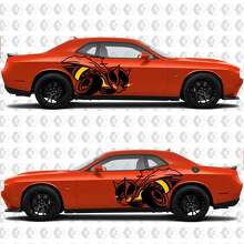 Kit Adesivi Laterali in Vinile BatBee per Dodge Charger o Challenger_2