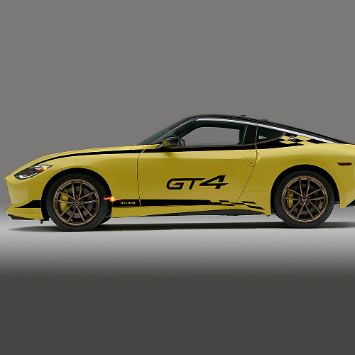 Kit completo di adesivi a scacchi laterali Nismo per Nissan Z GT4
 1