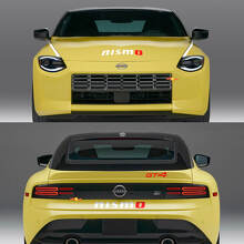 Kit completo di adesivi a scacchi laterali Nismo per Nissan Z GT4
 4