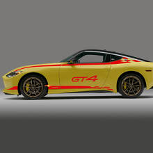 Kit completo di adesivi a scacchi laterali Nismo per Nissan Z GT4
 5