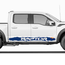 Adesivo in Vinile con Grafica Personalizzata a Strisce per il Pannello Laterale Rocker per Ford F150 Raptor 3