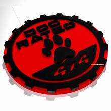 Edizione con badge del parafango valutata per zampa di cane - Emblema portellone - Badge 3D
 4