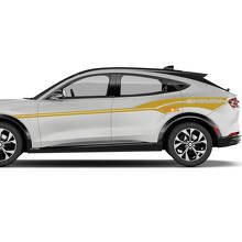 Accoppiare le strisce decorative MACH E per portiere laterali in vinile adesivo per Ford Mustang MACH-E
 2