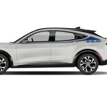 Accoppiare strisce decorative Shelby per portiere laterali adesivi in vinile per Ford Mustang MACH-E
 3