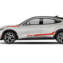 Strisce decorative laterali per portiere adesivi in vinile per Ford Mustang MACH-E
 2