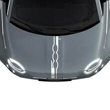 500 Adesivo Grafico per Strisce Cofano per Fiat 500
 2