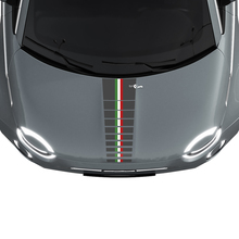 Striscia del cofano a bandiera a tre strisce Adesivo grafico per Fiat 500
 2