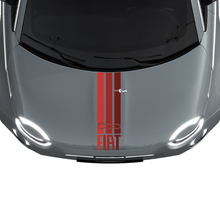 Strisce Tricolori Adesivo Grafica per Cofano Bandiera Italia per Fiat 500
 2