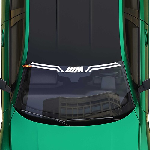 Adesivo per parabrezza M decal adatto per la serie BMW G
