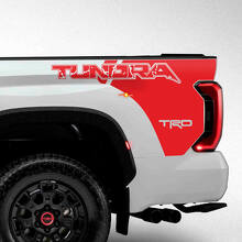Adesivo in Vinile Lettere Tundra TRD per il Fianco del Cassone per Toyota Tundra_3