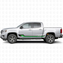 Strisce in Vinile Retro Parallele per Porte e Minigonne per Chevrolet Colorado 2ª Generazione 2015-2022_3