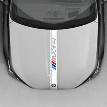 BMW X2 U10 Striscia a scacchi per cofano - Adesivo in vinile M Performance
 3