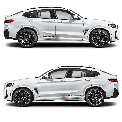 2x adesivo in vinile M Performance per BMW X4M
