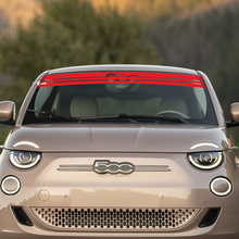 Adesivi grafici per strisce parabrezza anteriore per Fiat 500
 3