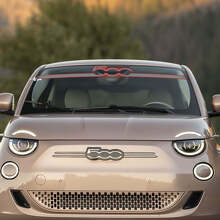 Adesivi grafici per parabrezza anteriore 500 per Fiat 500
 2