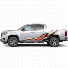 Strisce in Vinile Usurate per Porta Splash e Fiancata per Chevrolet Colorado 2ª Gen 2015-2022_2