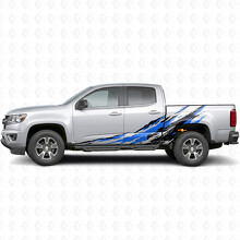 Strisce in Vinile Usurate per Porta Splash e Fiancata per Chevrolet Colorado 2ª Gen 2015-2022_3
