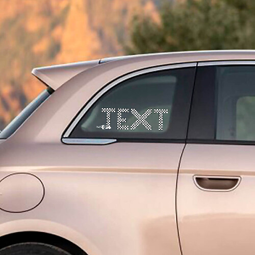 Adesivo personalizzato con bandiera a scacchi per fiancate Fiat 500