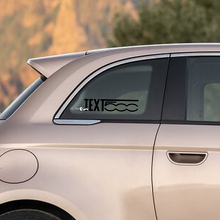 Adesivo grafico per finestrino laterale per Fiat 500
 2