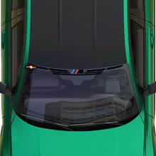 Adesivo Motorsport M wings Stripes per parabrezza adatto alla serie BMW G
 4