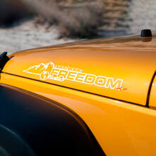 Kit di Adesivi Vinilici Personalizzati per Cofano Mountain Style per Jeep Wrangler_2