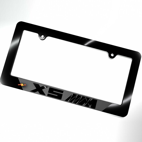 X5 ///M Coperture Targhe Veicolo Telai Decorativi per Veicoli adatti a BMW X5
