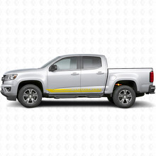 Strisce in Vinile per Telaio Porta e Pannello Parafango Personalizzate per Chevrolet Colorado 2ª Gen 2015-2022_3