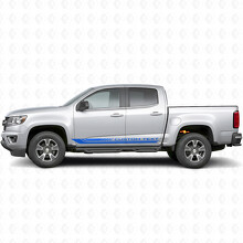 Strisce in Vinile per Telaio Porta e Pannello Parafango Personalizzate per Chevrolet Colorado 2ª Gen 2015-2022_5