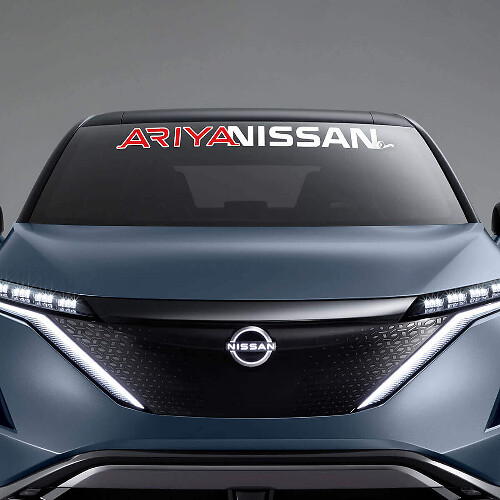 Adesivo Decalcomania Grafica Lettere Marchio Paraurti 3 per Nissan ARIYA