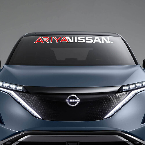 Adesivo grafico ARIYA per parabrezza per Nissan ARIYA 2
