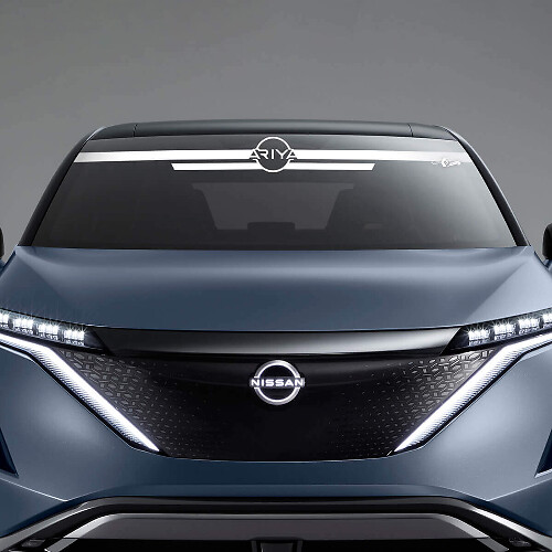 Adesivo Grafica Strisce Logo ARIYA per Parabrezza Nissan ARIYA