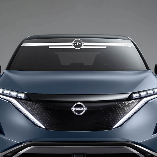 Adesivo grafico ARIYA per parabrezza per Nissan ARIYA 3
