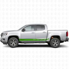 Strisce in vinile a fascia diagonale per porta e parafango per Chevrolet Colorado 2ª generazione 2015-2022_6
