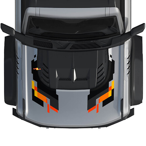 Kit adesivi in vinile per cofano adatti a Ford Bronco in stile Raptor
