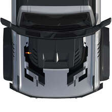 Kit Adesivi Decorativi in Vinile con Motivo Astratto per Cofano per Musclecar horse power truck 2