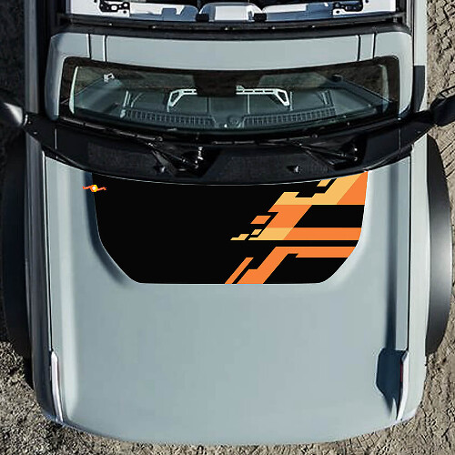 Kit adesivi in vinile per cofano adatti a Ford Bronco Raptor
