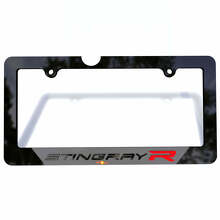 Coperture per targa del veicolo Stingray R Cornici Decorative per Chevrolet Corvette C8
 3
