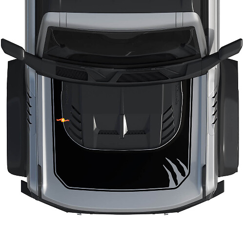 Adesivo grafico avvolgente con artigli di Bronco Raptor per il cofano Ford Bronco

