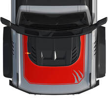 Adesivo grafico avvolgente con artigli di Bronco Raptor per il cofano Ford Bronco
 3