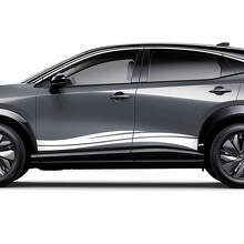 Kit adesivi grafici universali a onde laterali per Nissan ARIYA
 2