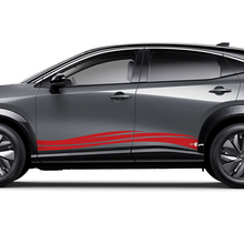 Kit adesivi grafici universali a onde laterali per Nissan ARIYA
 3