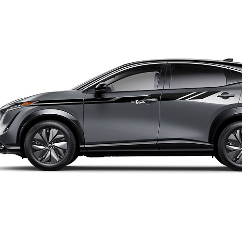 Kit adesivi grafici da corsa a strisce universali per Nissan ARIYA
