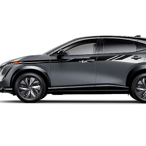 Kit adesivi grafici da corsa a strisce universali per Nissan ARIYA
