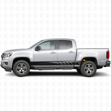 Strisce adesive a fessura sfalsata per portiere e sottoporta per Chevrolet Colorado 2ª generazione 2015-2022_2