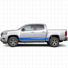 Strisce adesive a fessura sfalsata per portiere e sottoporta per Chevrolet Colorado 2ª generazione 2015-2022_5
